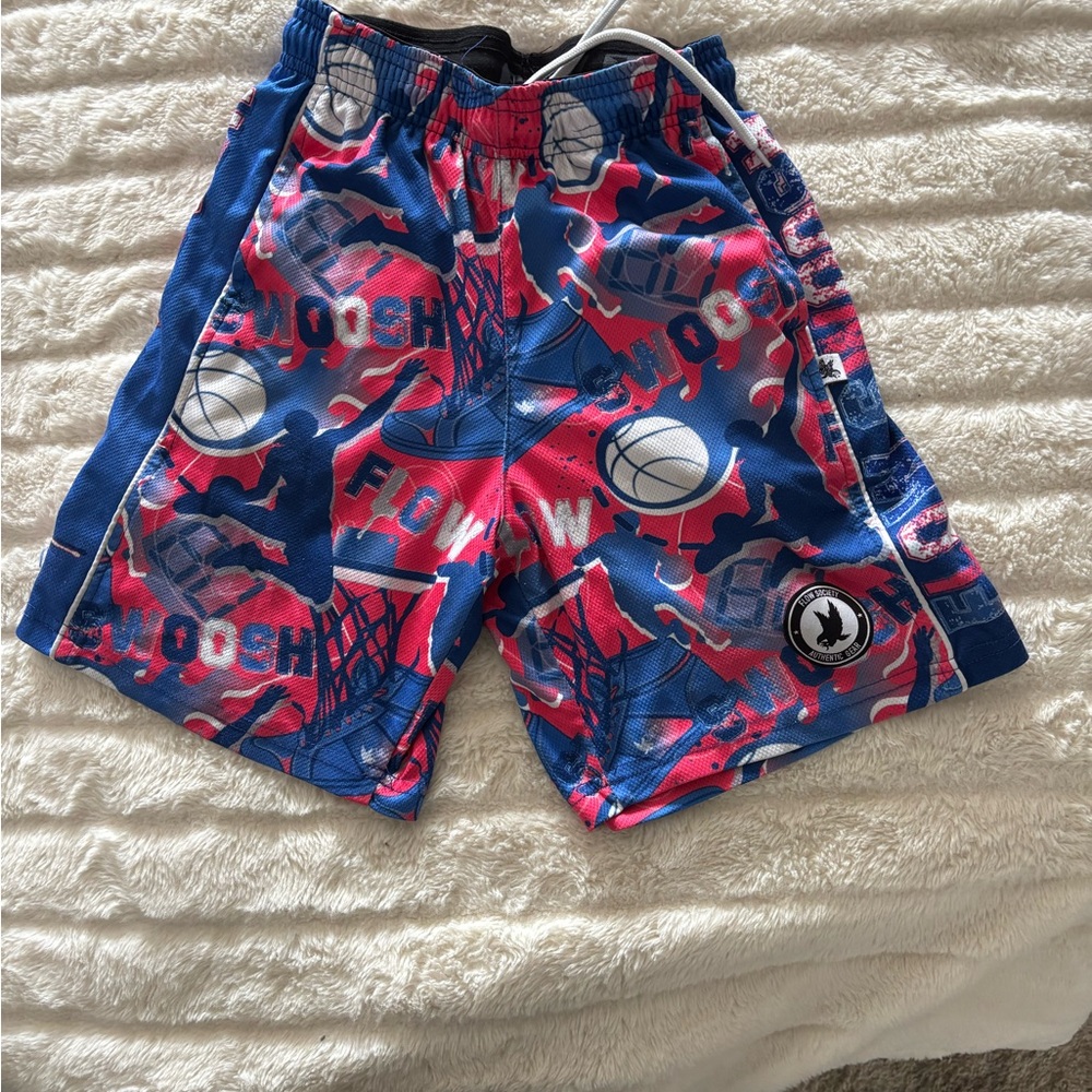 FLOW SOCIETY Kids Basketball Print Shorts
